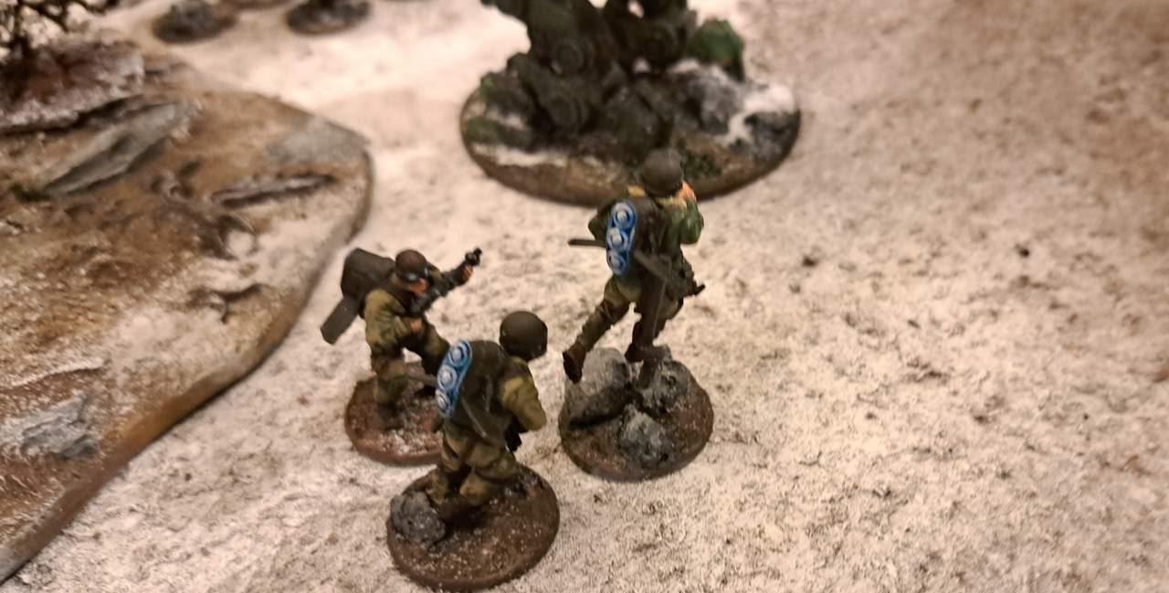 Stosstrupp im Schnee