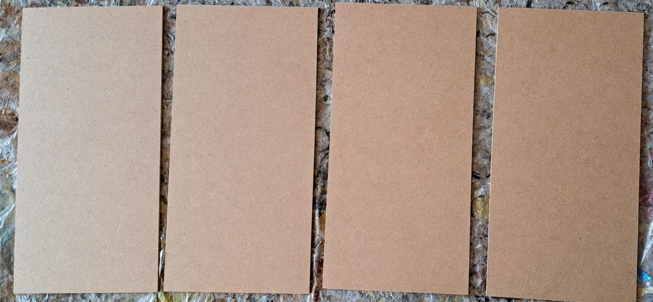 Die vier Terrain Tiles im Maß 15cm x 30cm