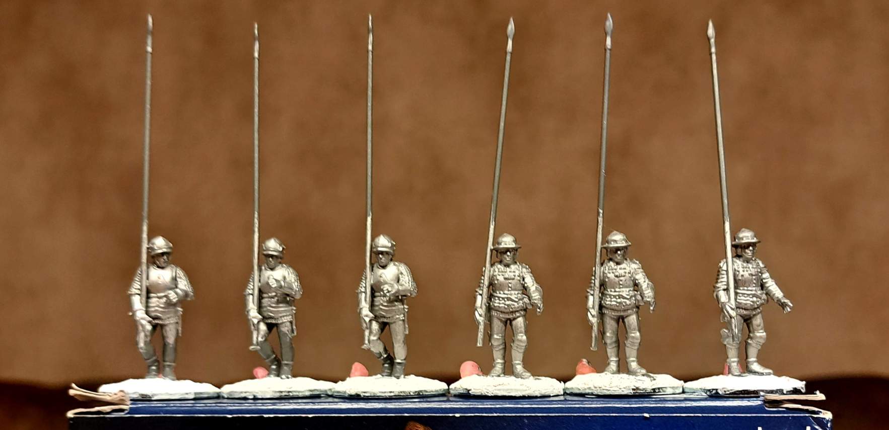 Frisch auf der Base: Pikeniere für die Schweizer Gewalthaufen und für SAGA.