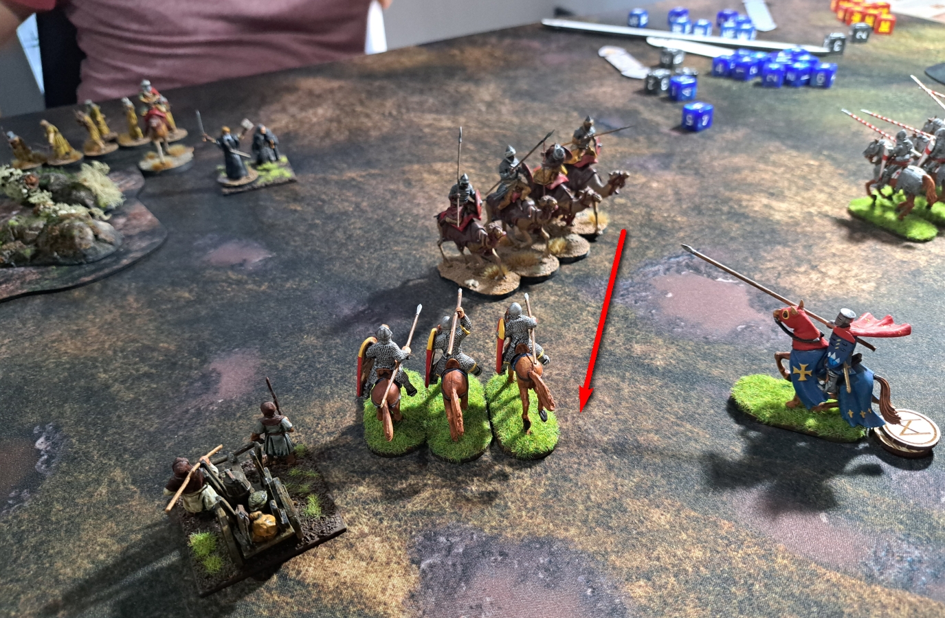 Der Angriff der Veteranen auf die Krieger des Sturmi.